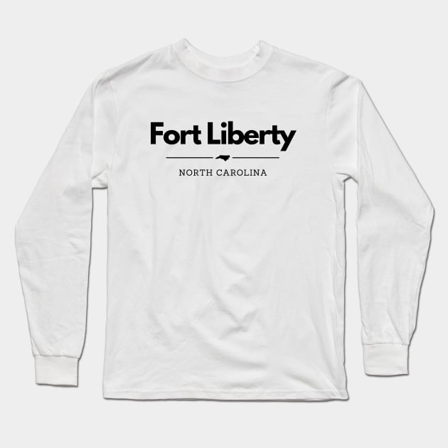 Fort Liberty, NC Long Sleeve T-Shirt by Dear Military Spouse 